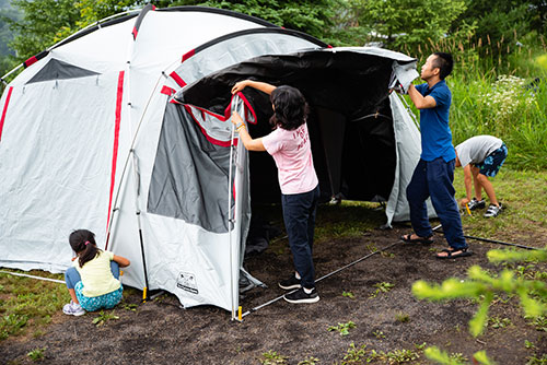 キャンプ道具もローリングストック