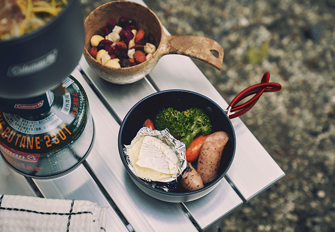 コンパクトアルミテーブル