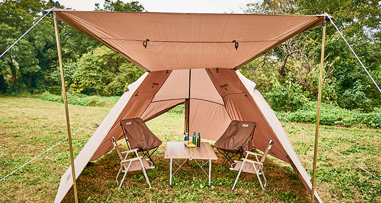 シェードとしても設営可能