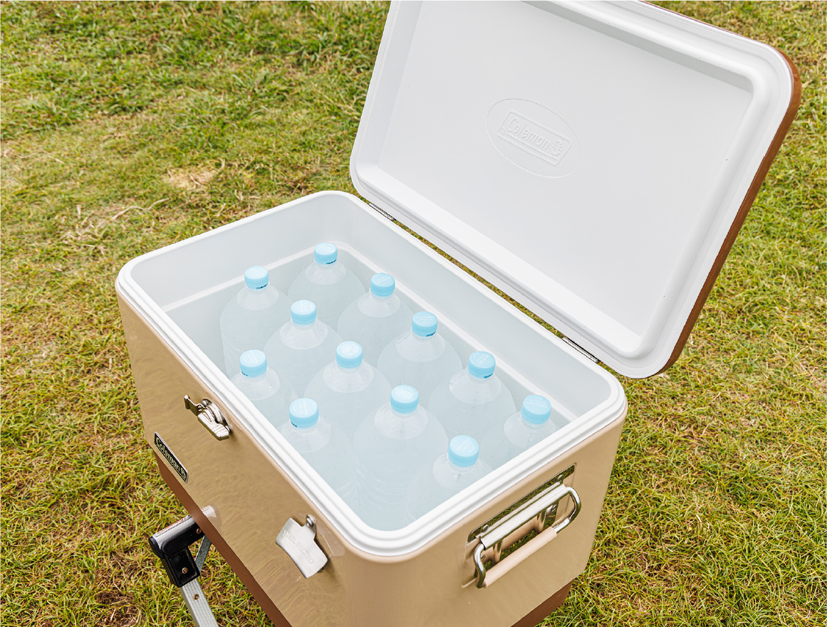 54QTスチールベルト(R)クーラー(バターナッツ)