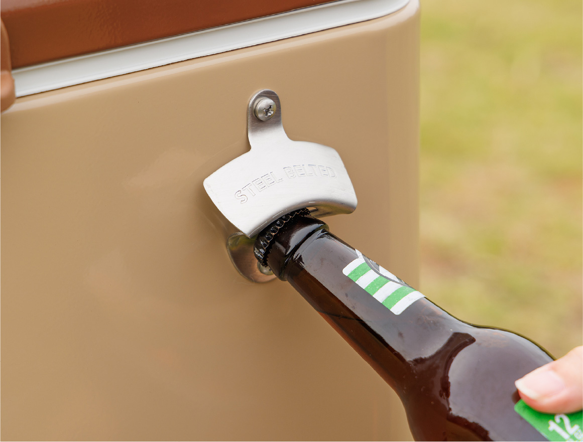 54QTスチールベルト(R)クーラー(バターナッツ)