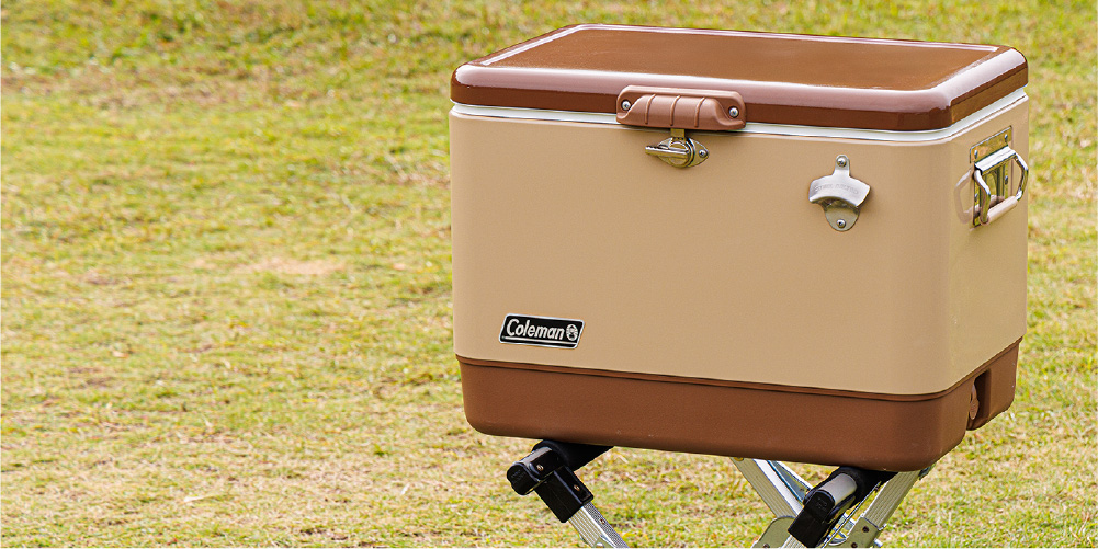 54QTスチールベルト(R)クーラー(バターナッツ)