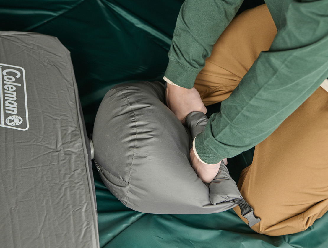 【手動による空気注入】