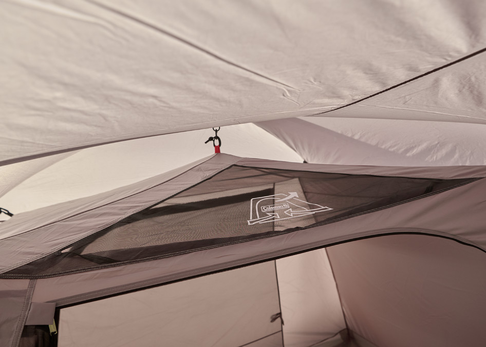 トップベンチレーション（インナーテント上部）