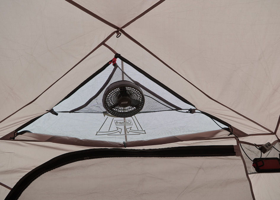 ファンを取り付けてさらに快適な室内に