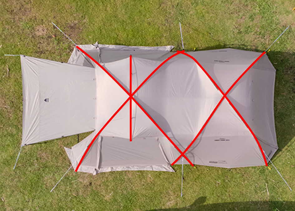 クロスフレーム構造