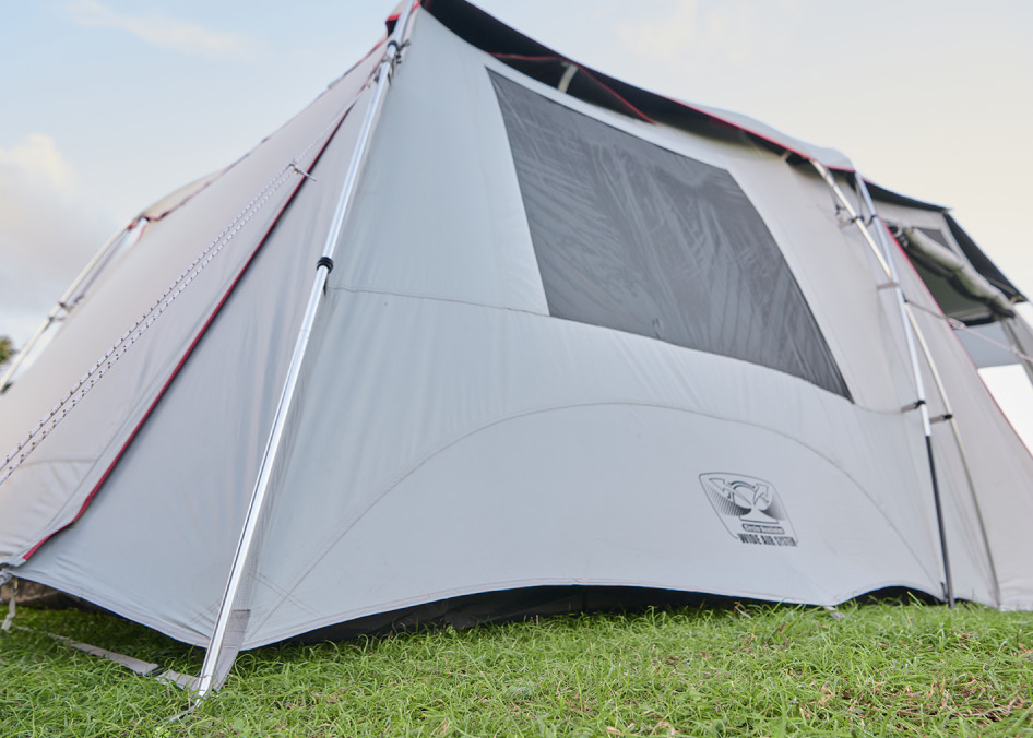 アンダーベンチレーション（フライシート寝室側下部）