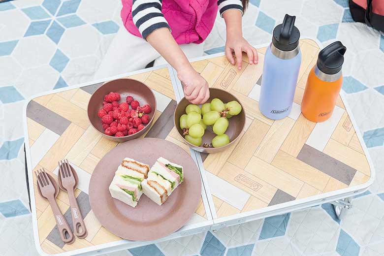 軽量の折り畳みミニテーブル