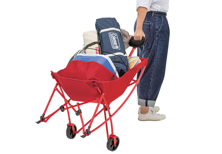 荷物を固定し楽々移動