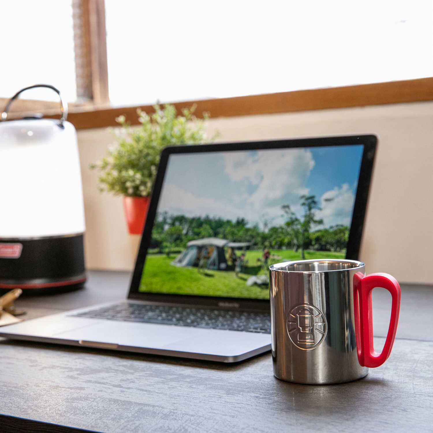 ダブルステンレスマグ/300（レッド）