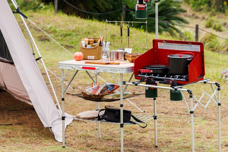 パワーハウスLPツーバーナーストーブⅡ（バターナッツ）