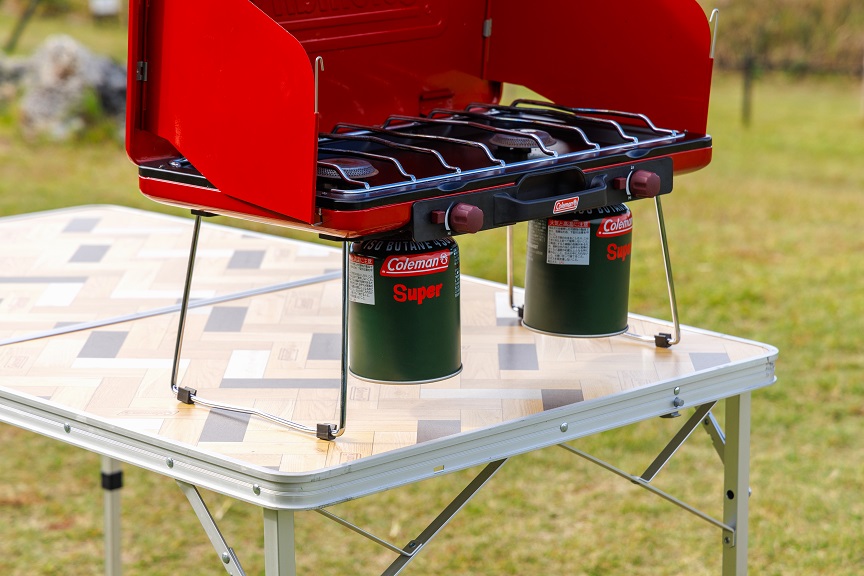 パワーハウスLPツーバーナーストーブⅡ（バターナッツ）