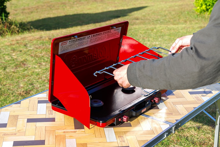 パワーハウスLPツーバーナーストーブⅡ（バターナッツ）