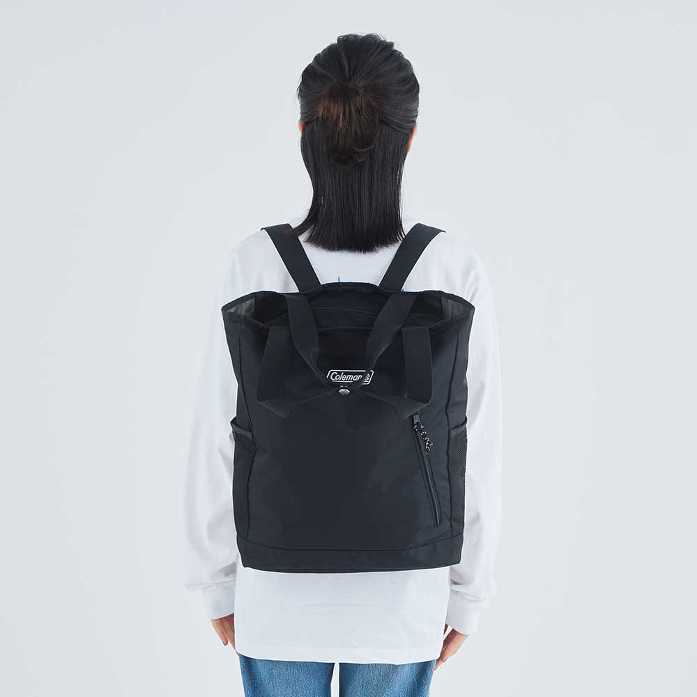 2WAYバックパックトート(ブラックヘザー)