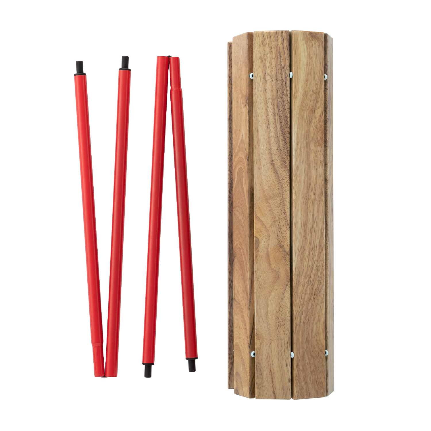 アウトドアワゴンウッドロールテーブル