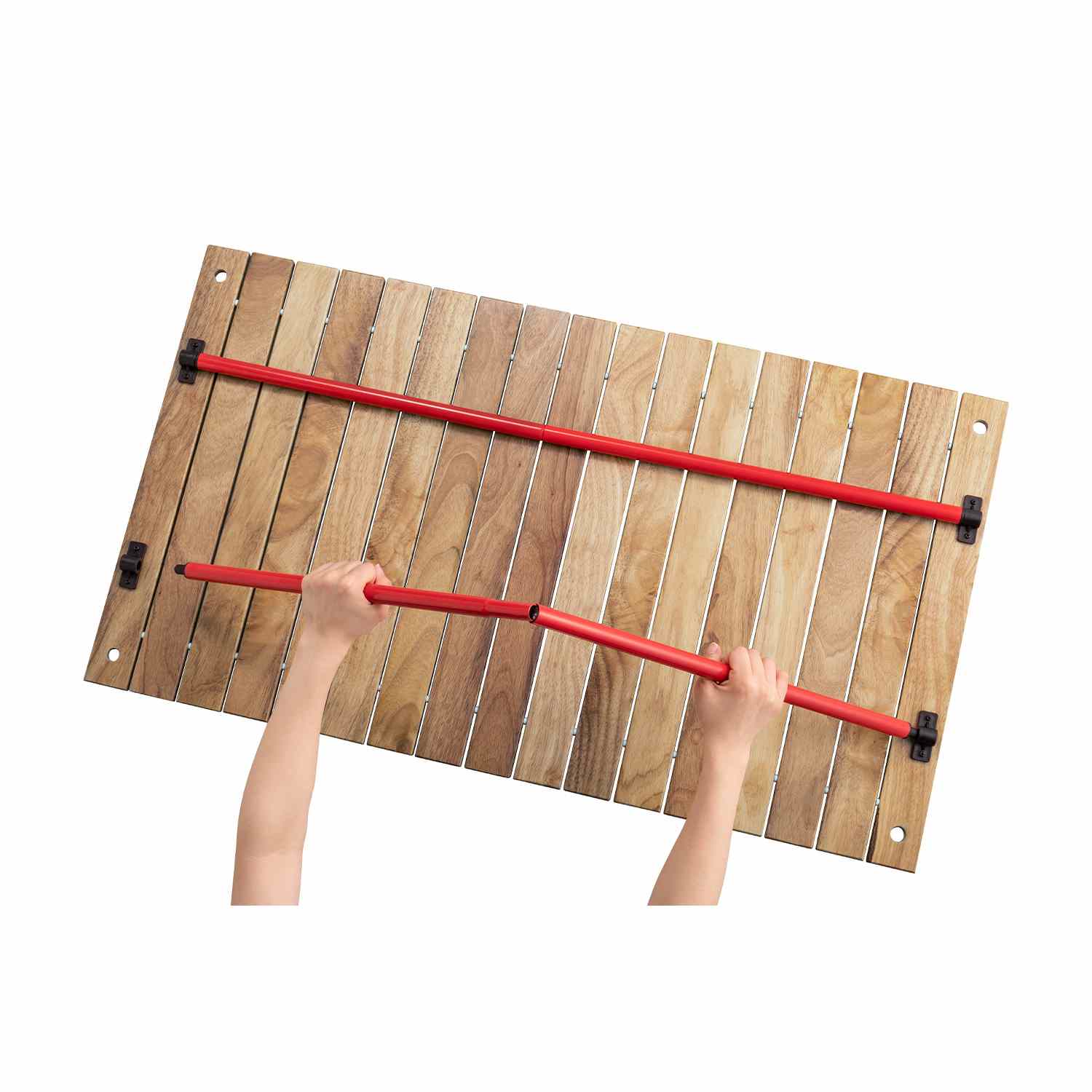 アウトドアワゴンウッドロールテーブル