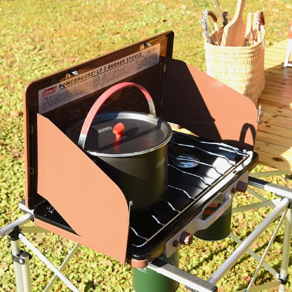 パワーハウスLPツーバーナーストーブⅡ（バターナッツ）