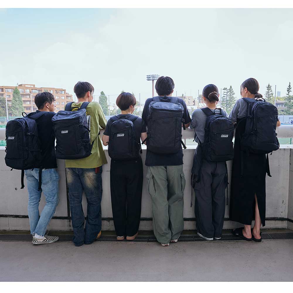 ウォーカースクエアバックパック (ブラックヘザー)