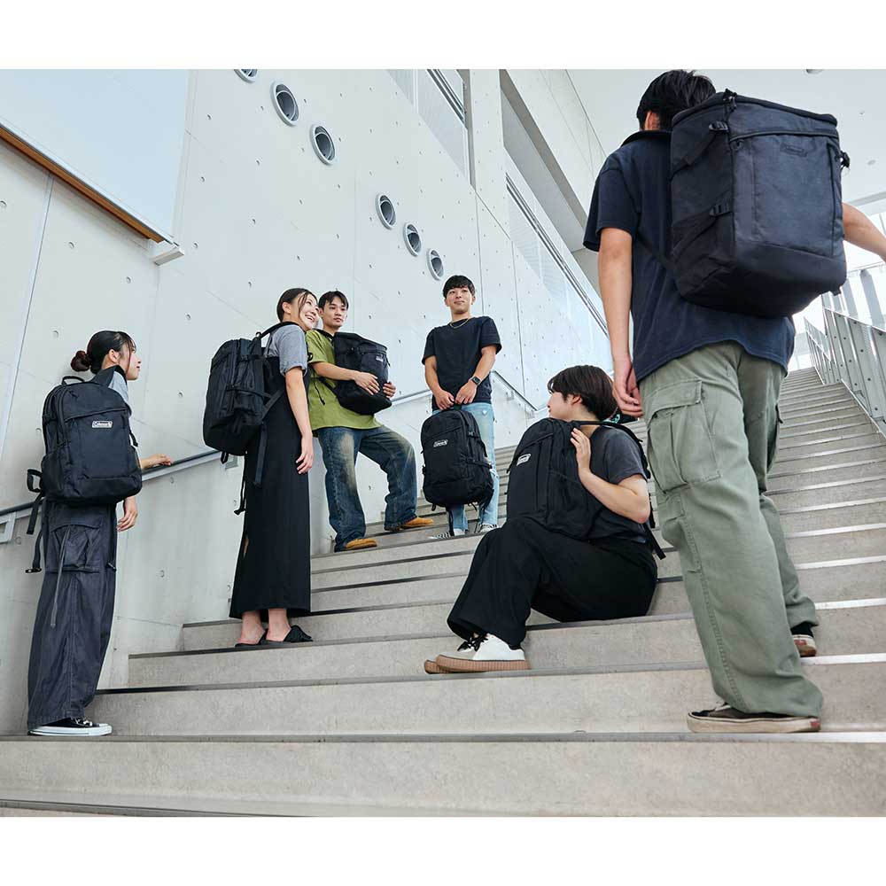 ウォーカースクエアバックパック (ブラックヘザー)