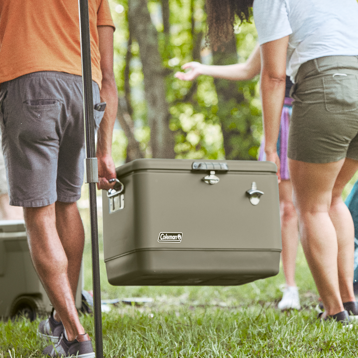 54QT スチールベルトクーラー（セージ）
