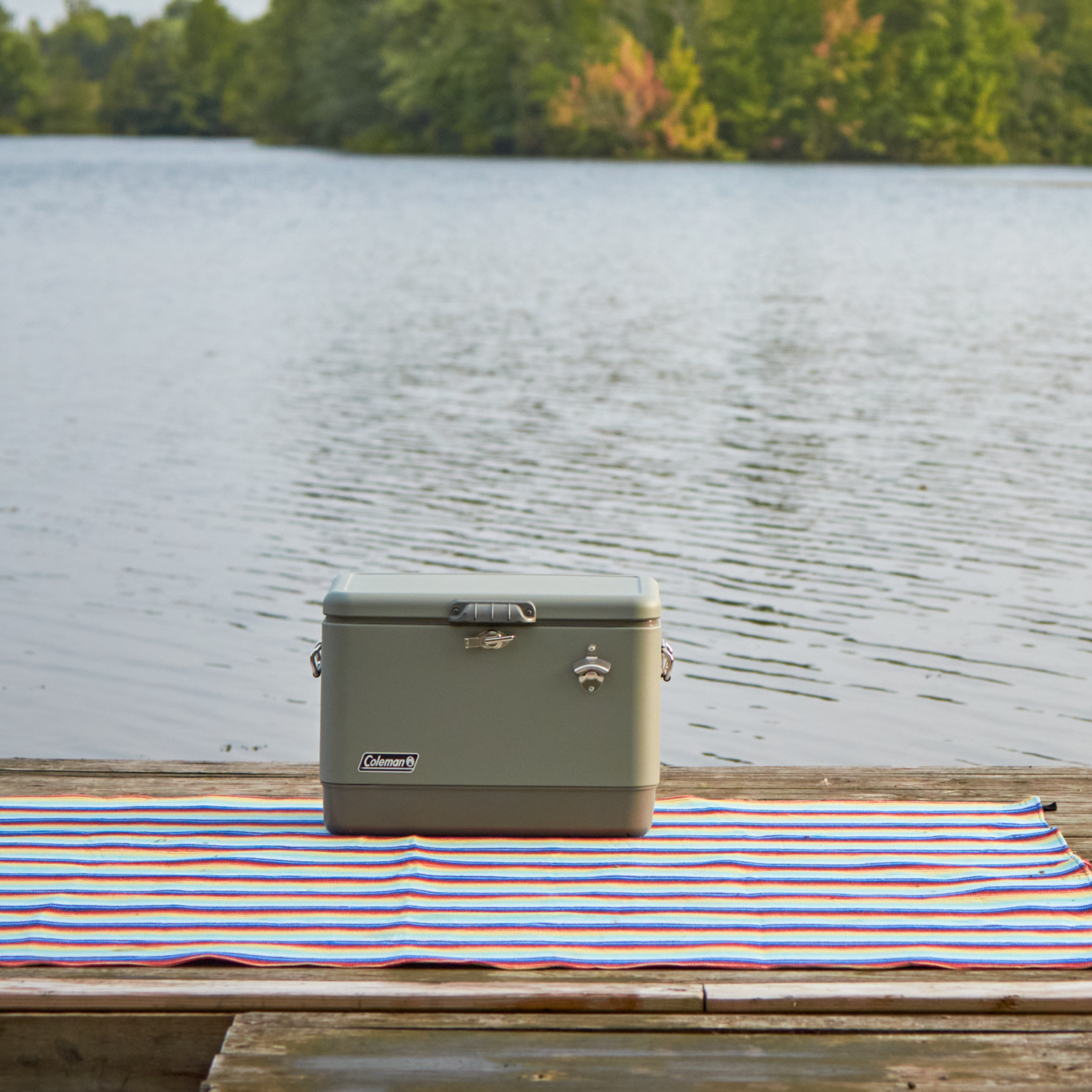 54QT スチールベルトクーラー（セージ）