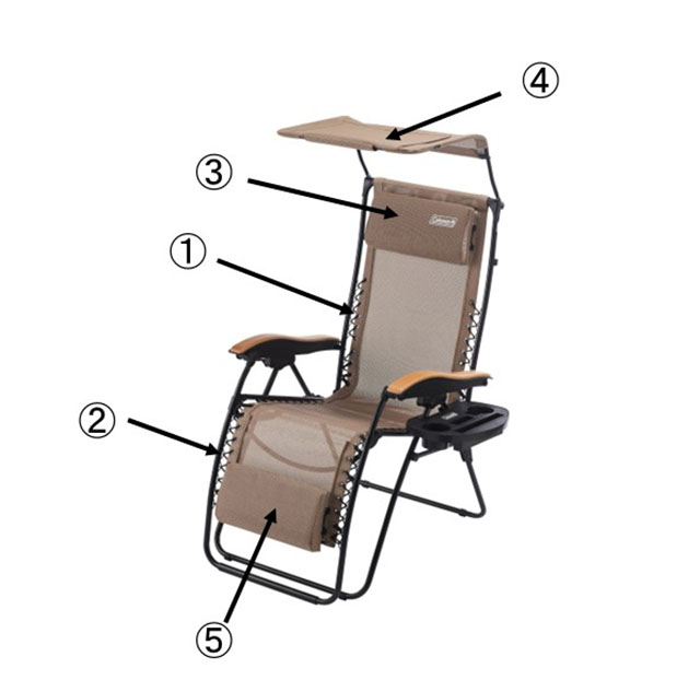 インフィニティチェア マックス用サンシェード