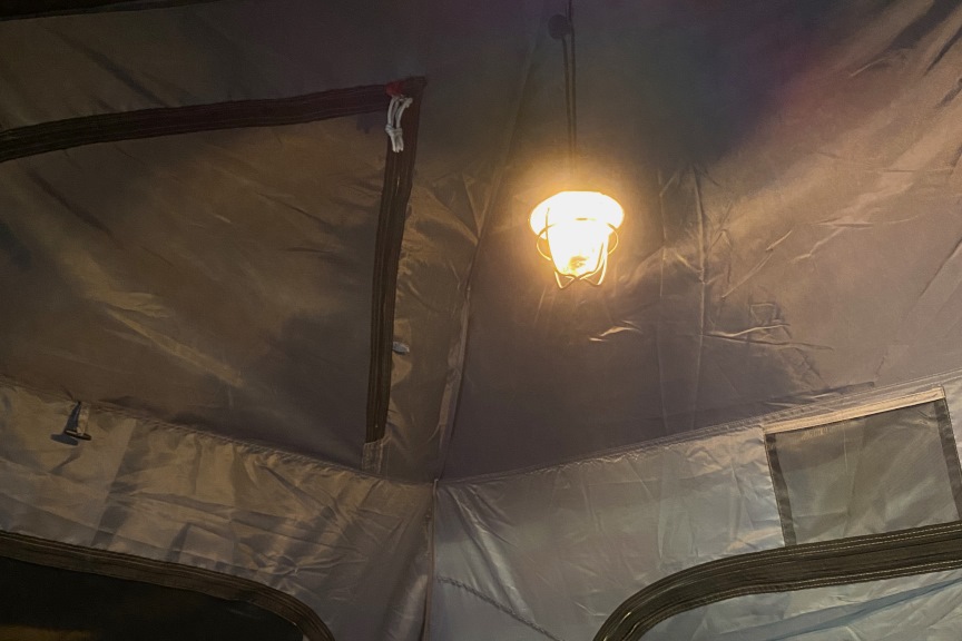 キャンピングミニランプ