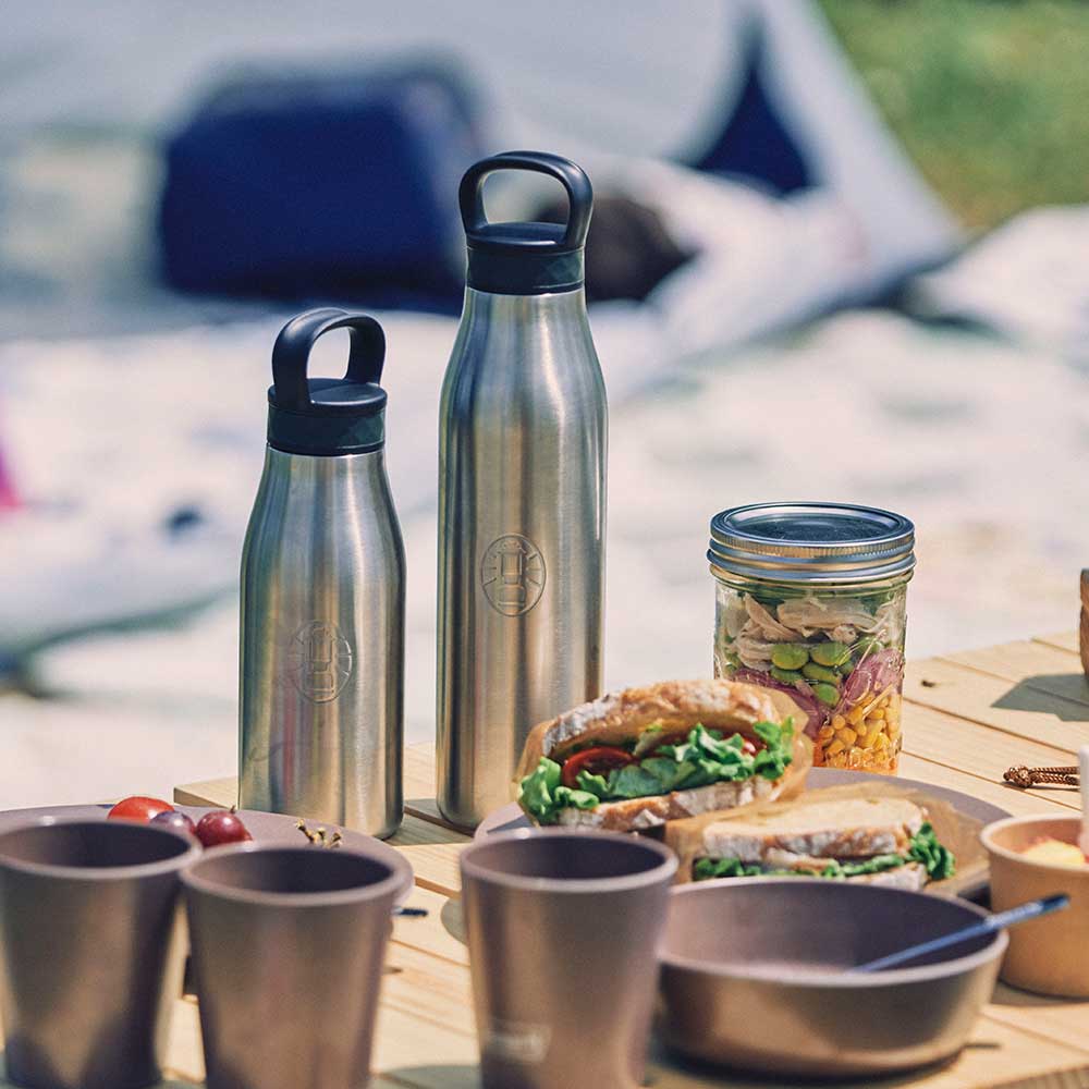 ダブルステンレスボトル350(ブラック)