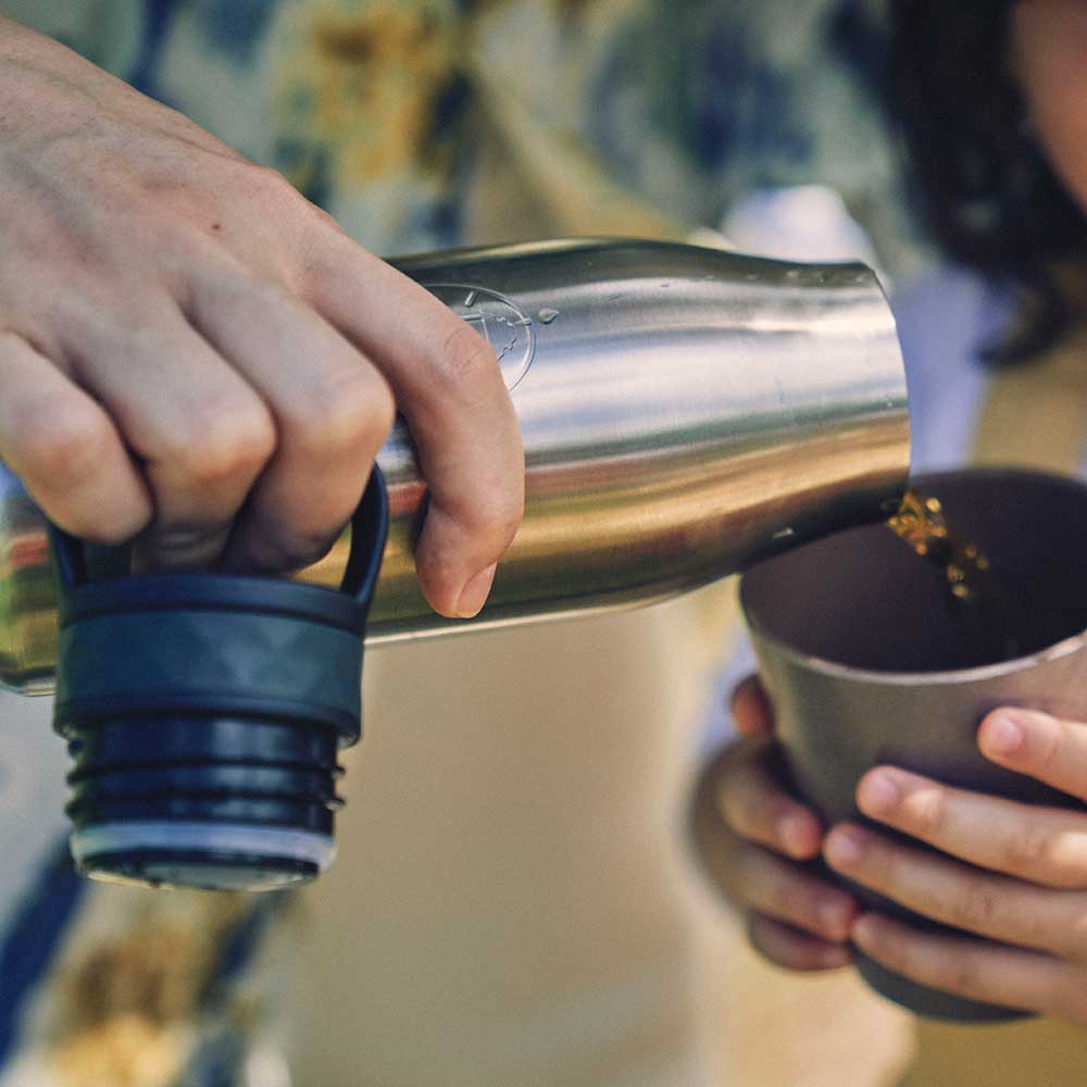 ダブルステンレスボトル350(ブラック)