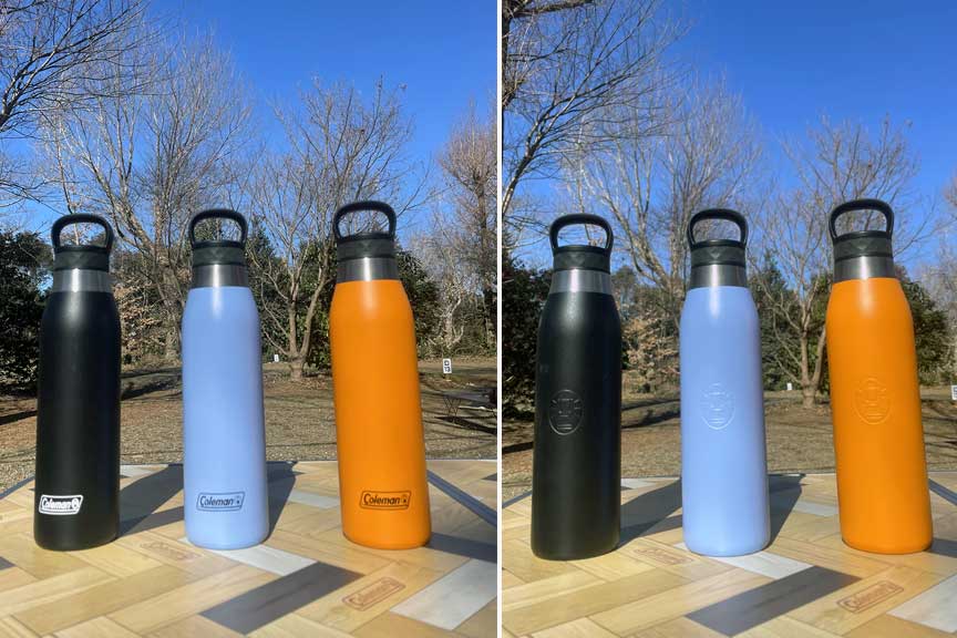 ダブルステンレスボトル350(ブラック)