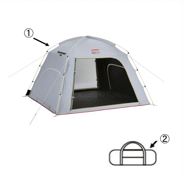 ファミリースクリーンシェードDRポール