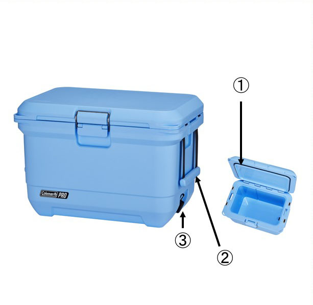 コールマンプロクーラー45QT（デイドリーム）用ハンドル