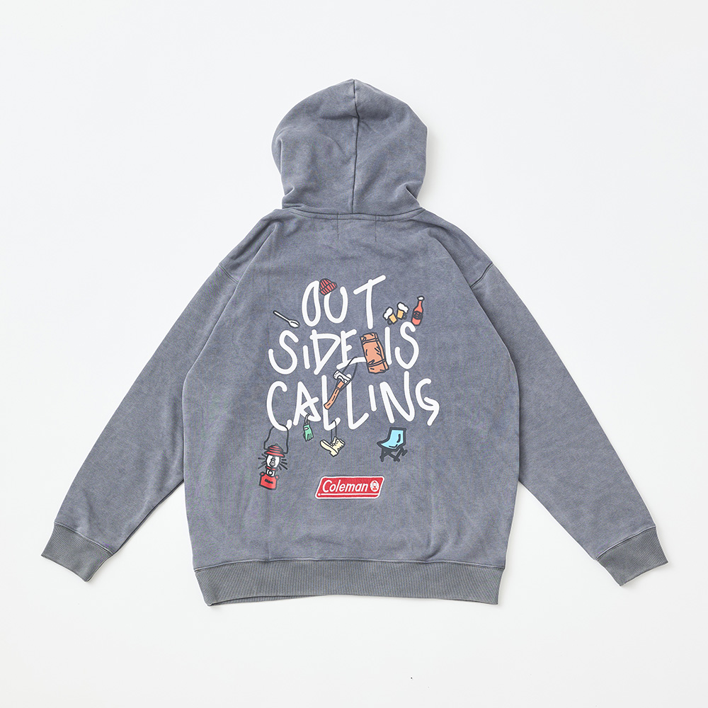 フーディー キャンプグッズ（チャコール）