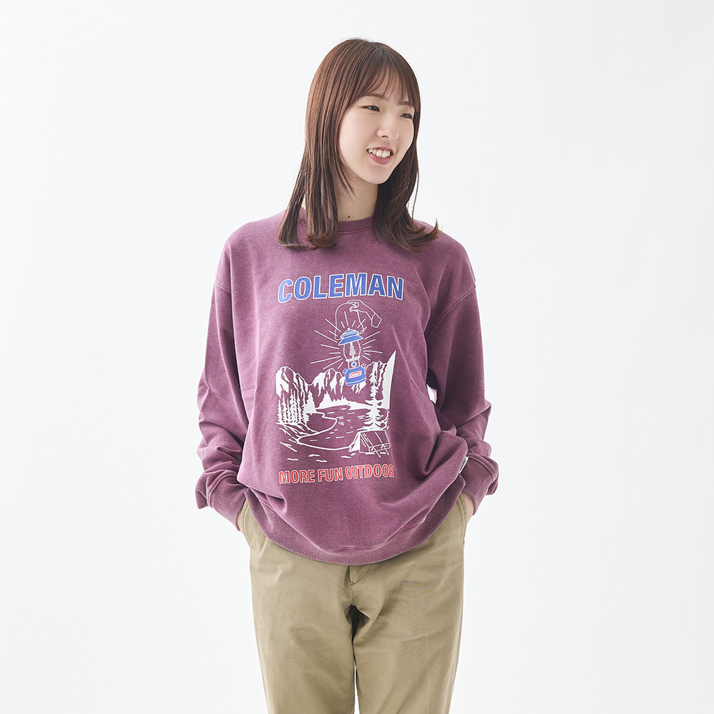 スウェットクルー ランタン（ワイン）