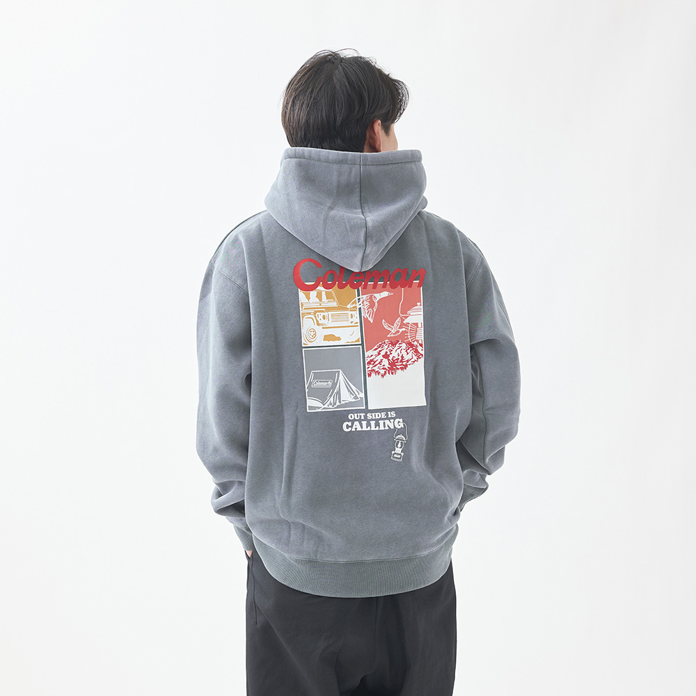 フーディー コラージュ（チャコール）