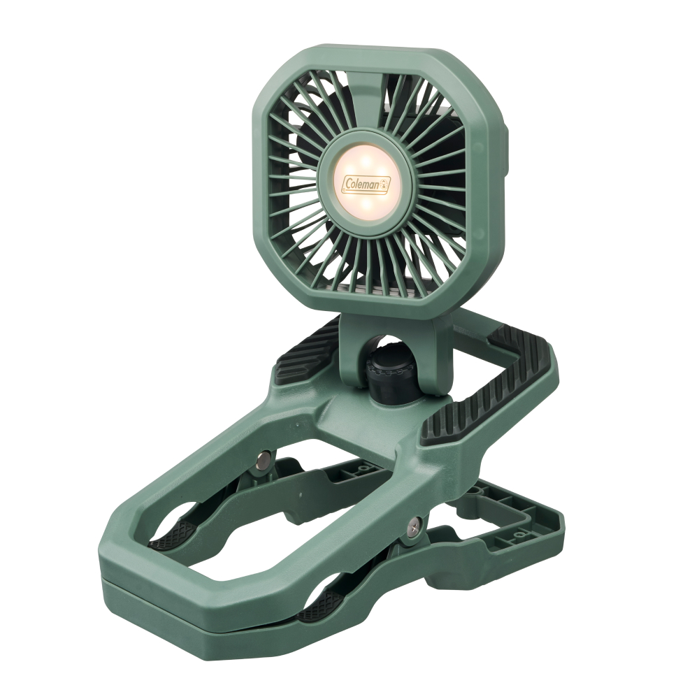 アウトドアクリップライトファン（グリーン）