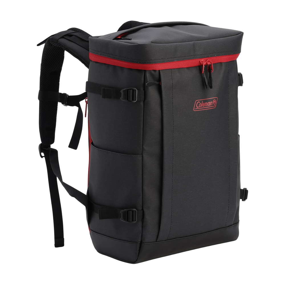 シールド25（ヘザーブラック/レッド）