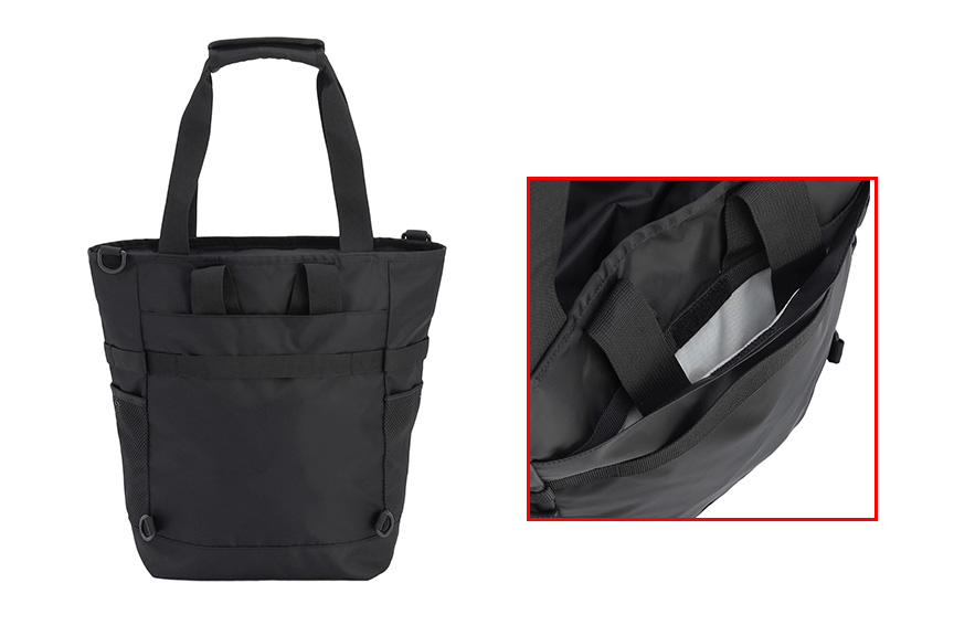 ウォーカー3WAYバックパックトート（ブラックリップ）