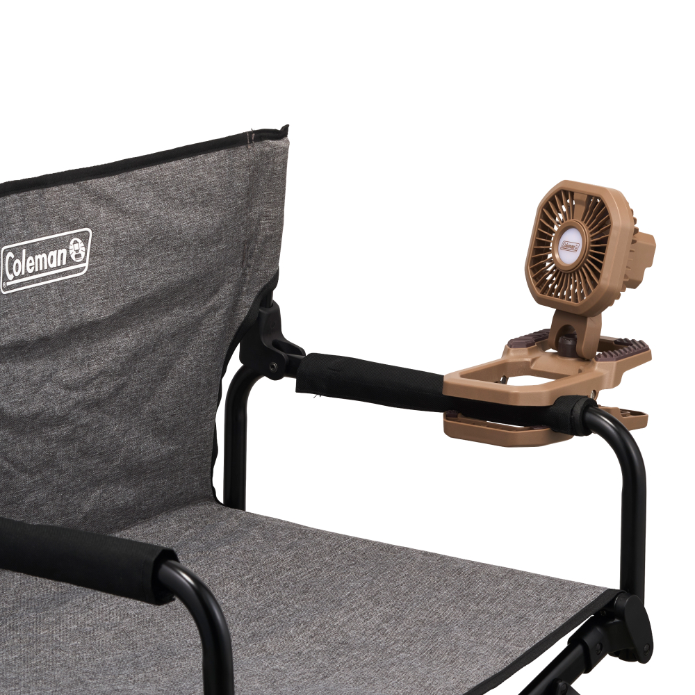 アウトドアクリップライトファン（ブラウン）