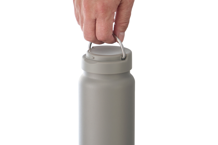 真空断熱ステンレスボトル/750ml（グレー）
