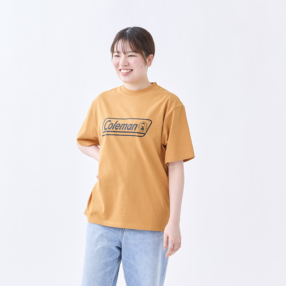 Tシャツ ロゴ（ベージュ）