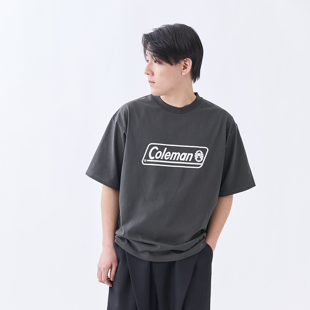 Tシャツ ロゴ（チャコールグレー）