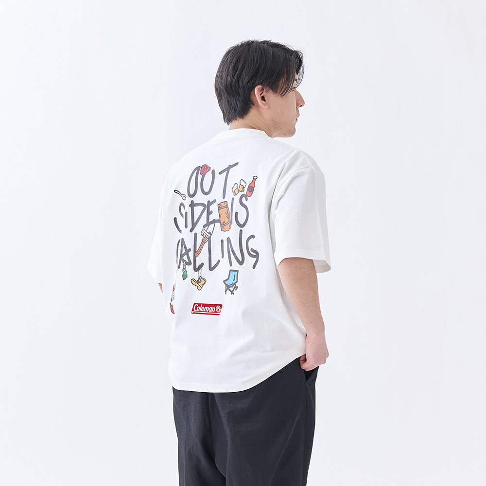 Tシャツ アウトサイドイズコーリング（ホワイト）