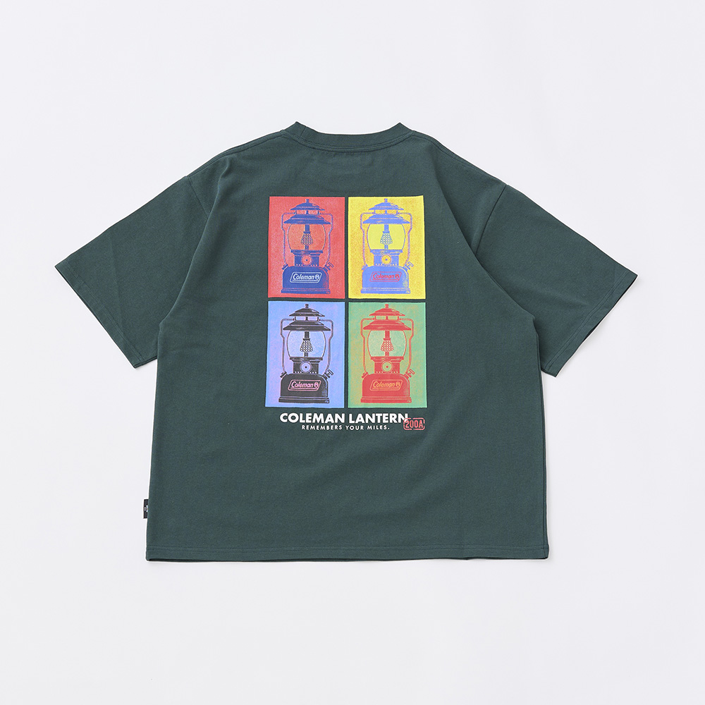 Tシャツ ポップアートプリント（グリーン）