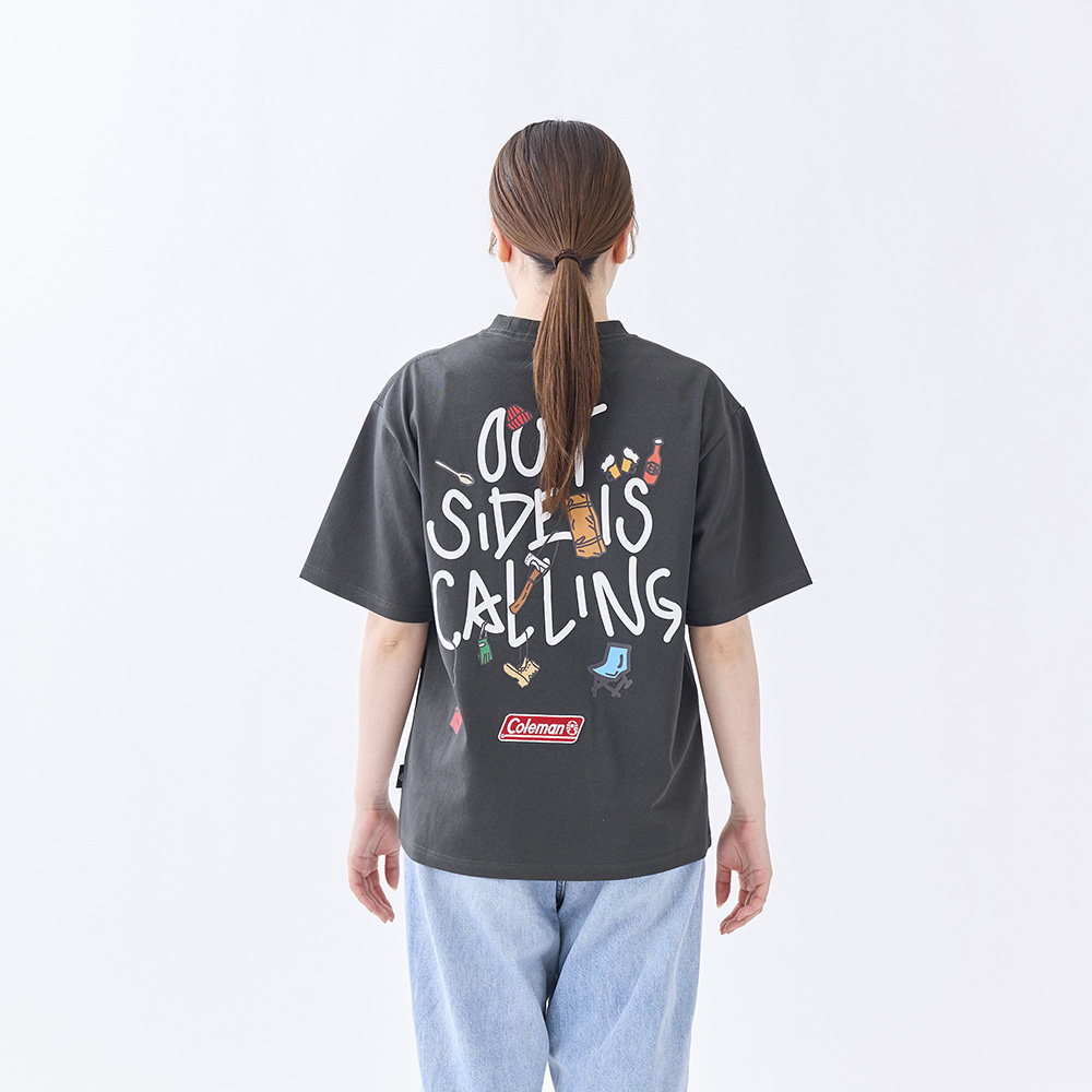 Tシャツ アウトサイドイズコーリング（チャコールグレー）