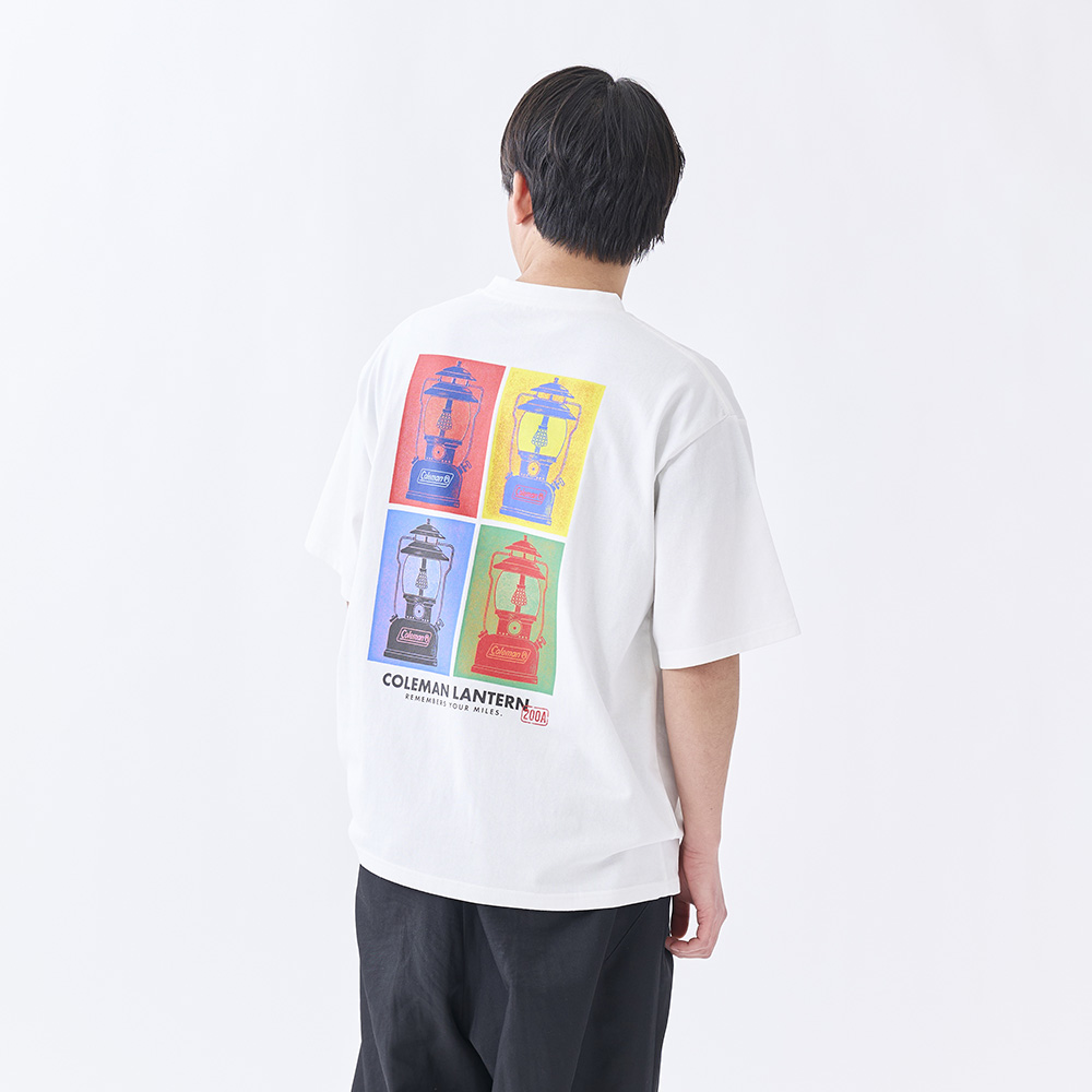 Tシャツ ポップアートプリント（ホワイト）