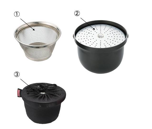 ストレーナー（ザル）アルミライスクッカー用