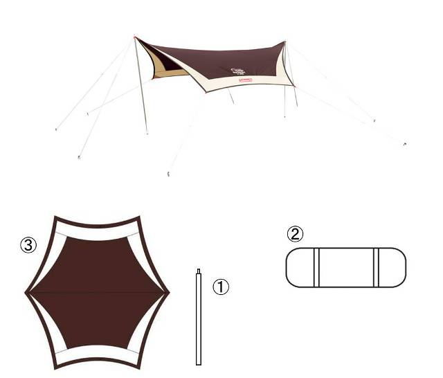 ウェザーマスター(R) ヘキサタープデュオ用キャリーケース