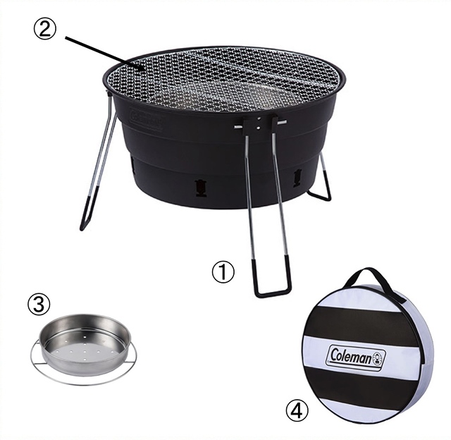 パックアウェイグリル用炭受け