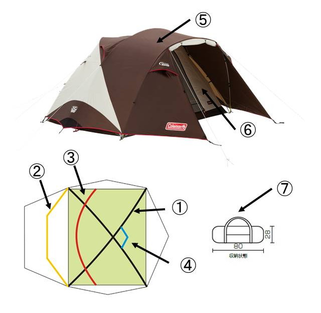 ウェザーマスターブリーズドーム /300 Ⅳ用インナーテント